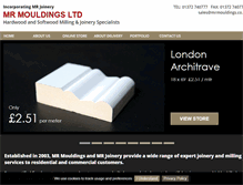 Tablet Screenshot of mrmouldings.co.uk